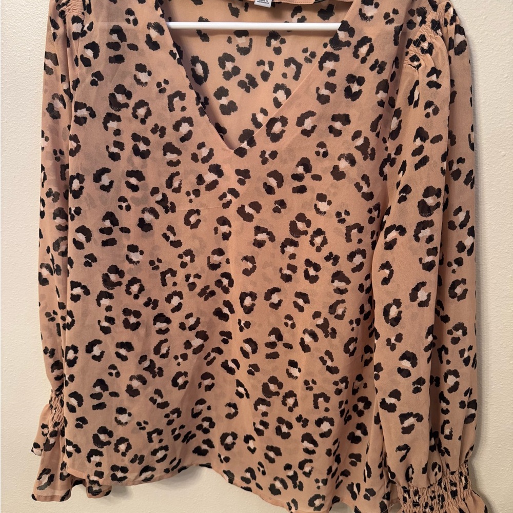 Leopard Print Women's Top